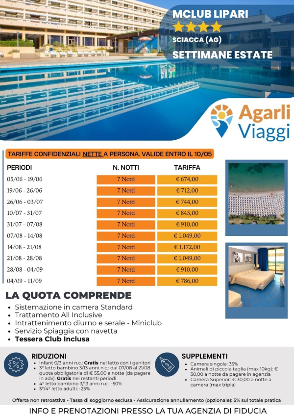 MClub Lipari**** - Sciacca (AG)