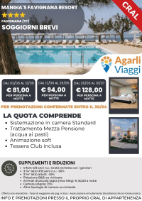 Mangia's Favignana Resort**** - Favignana (TP)