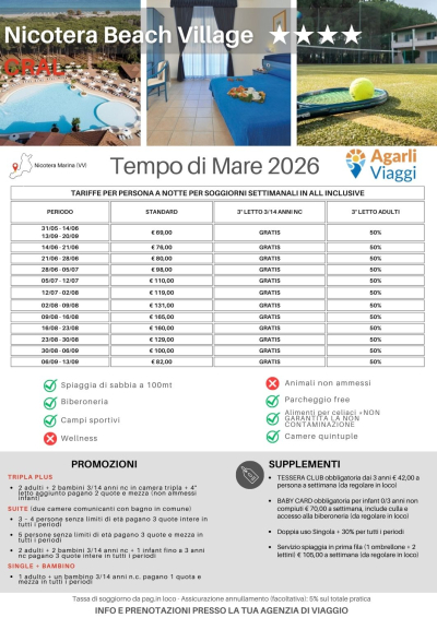 Nicotera Beach Village**** - Nicotera Marina (VV)