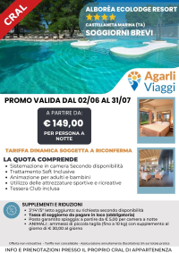 Alborèa Ecolodge Resort**** - Castellaneta Marina (TP)