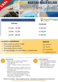 Nicotera Beach Village**** - Nicotera Marina (VV)