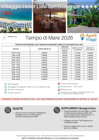 Villaggio Hotel Lido San Giuseppe**** - Briatico (VV)