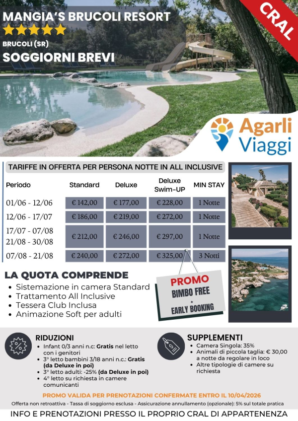 Mangia's Brucoli Resort***** - Brucoli (SR)