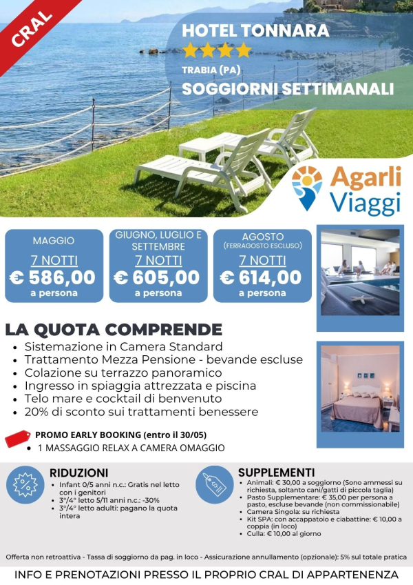 Hotel Tonnara**** - Trabia (PA)