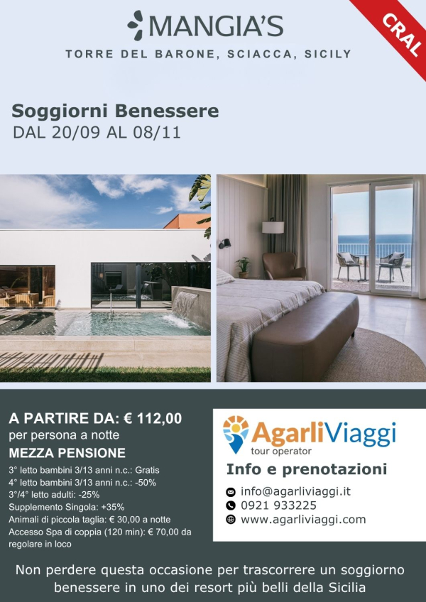 Mangia's Torre del Barone - Sciacca (AG)   soggiorni benessere