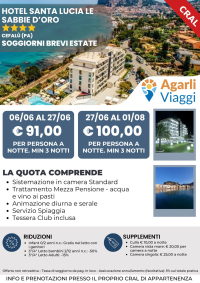 Hotel Santa Lucia Le Sabbie d'Oro**** - Cefalù (PA)