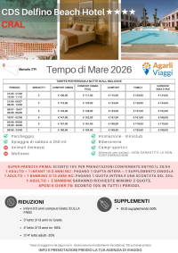 CDS Delfino Beach Hotel**** - Marsala (TP)