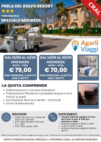 Perla del Golfo Resort*** - Terrasini (PA)    Speciale MidWeek