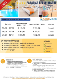 Paradise Beach Resort**** - Selinunte (TP)