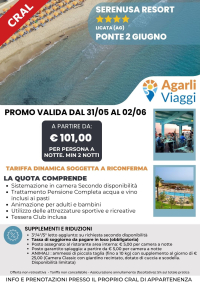 Serenusa Resort**** - Licata (AG)      ponte del 2 giugno 2026