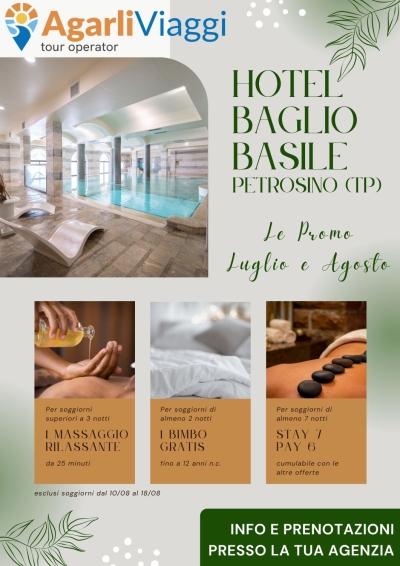 Promo Luglio e Agosto Baglio Basile