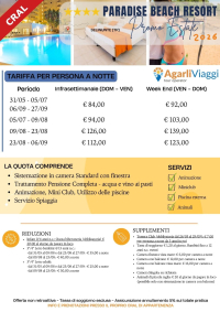Paradise Beach Resort**** - Selinunte (TP)