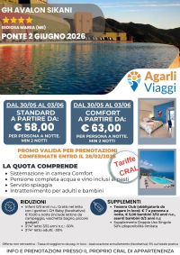 GH Avalon Sikani**** - Gioiosa Marea (ME)     ponte 2 giugno 2026